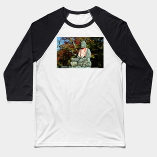 Meditating Buddha Baseball T-Shirt